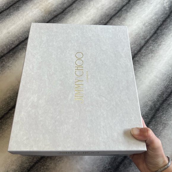 Jimmy Choo Delphi 100 Vao Latte Vachetta Leather Rope Wedges Espadrille - Picture 6 of 9